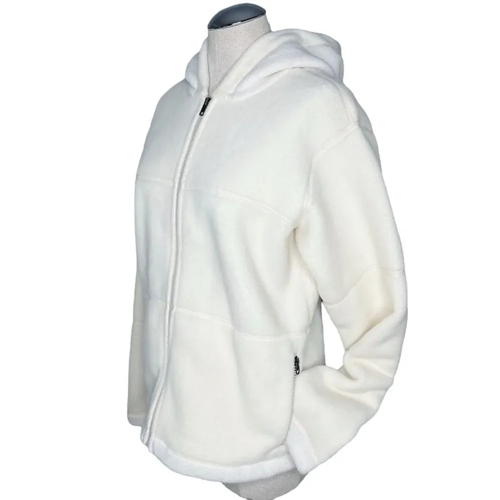 Patagonia Synchilla Arctic Jacket sz L * Cream Ivory Fleece Full Zip Cozy Warm - Picture 2 of 9